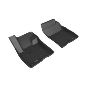 Ford Maverick Floor Mats - Front - 3D MAXpider - Kagu - Black - `22-`24 Ford Maverick Floor Mats - Front - 3D MAXpider - Kagu - Black - `22-`24